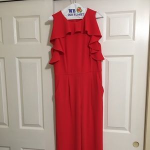 Antonio Melani blood orange jumpsuit